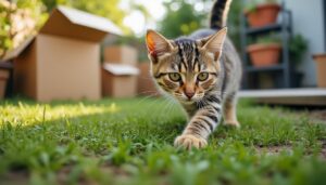 Chat qui va dehors et déménagement : conseils pour une transition réussie