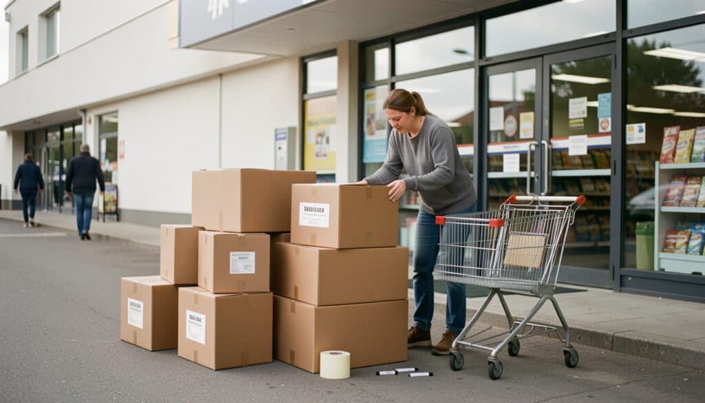 Où trouver des cartons de déménagement gratuits ?