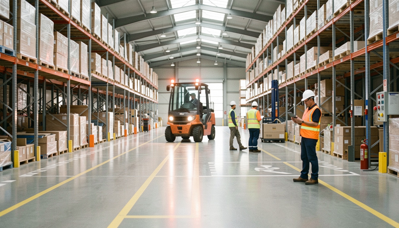 Sécurité en entrepôt logistique : règles et prévention