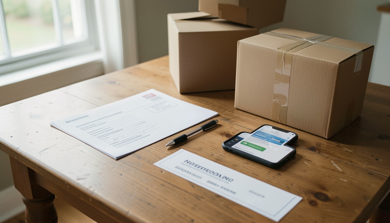 Changement d’adresse postale : étapes et erreurs à éviter