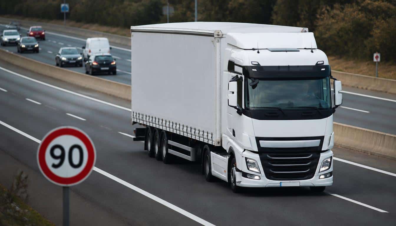 Vitesse des poids lourds : règles et limites à connaître