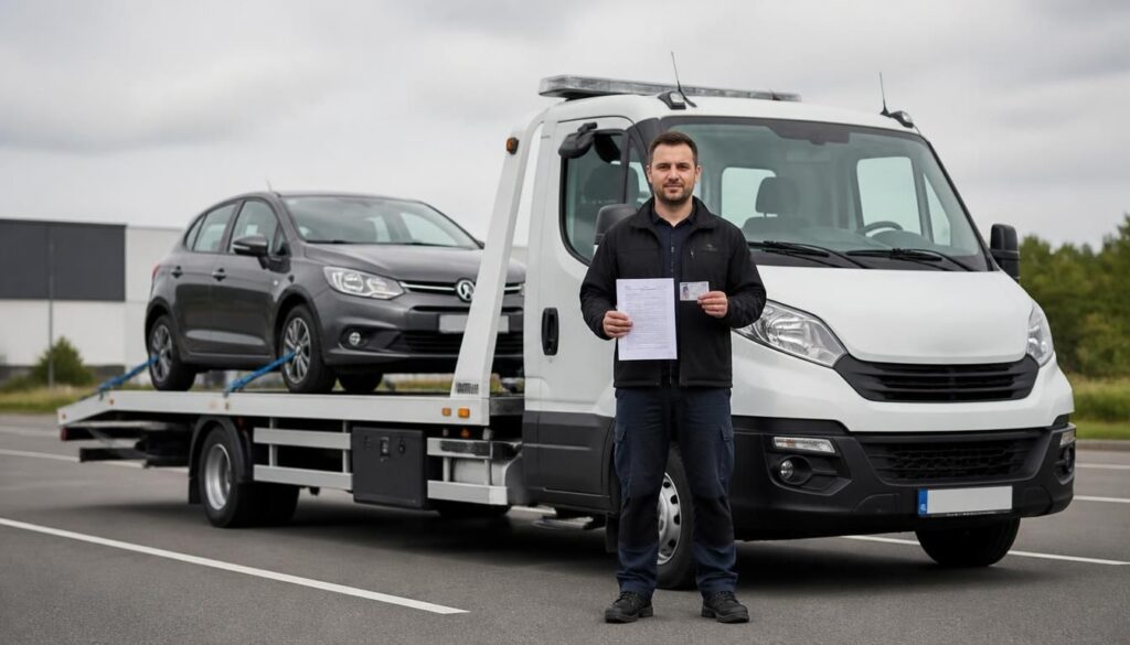 Location de dépanneuse avec permis B : mode d’emploi