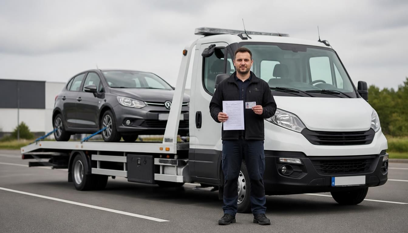 Location de dépanneuse avec permis B : mode d’emploi